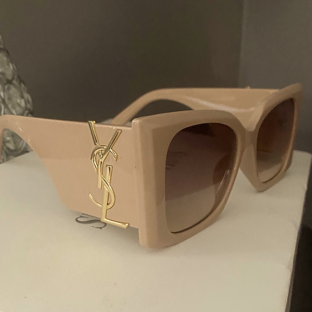 YSL sunglasses nude
